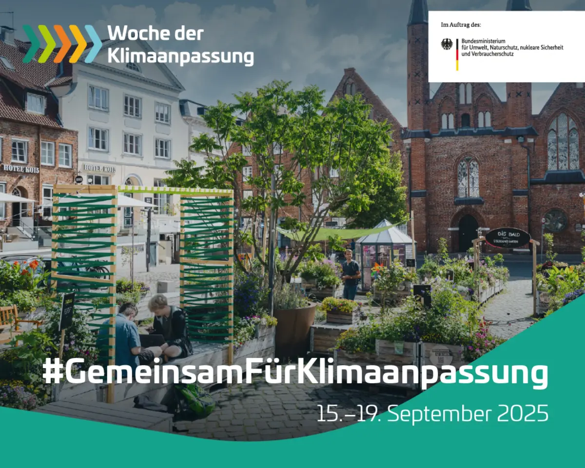 Aktionsbanner der "Woche der Klimaanpassung"