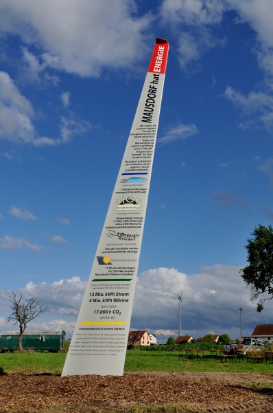 Energiedenkmal in Mausdorf