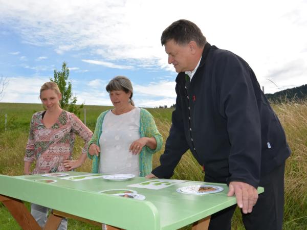 Infotafel zu Landwirtschaft im Klimawandel