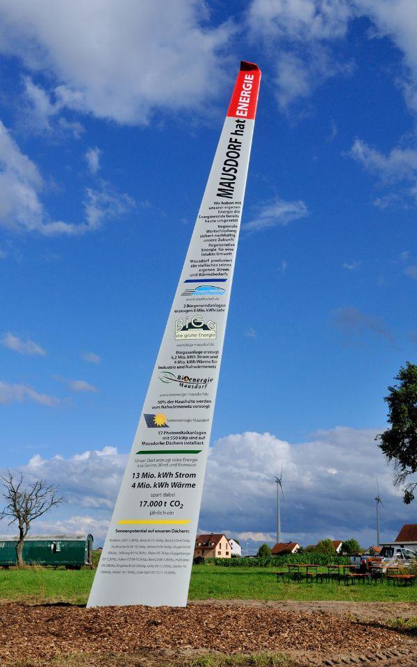 Energieddenkmal in Mausdorf