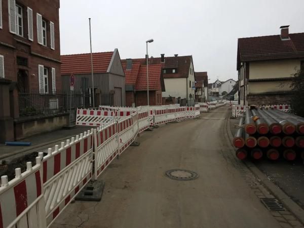Verlegung des Nahwärmenetzes
