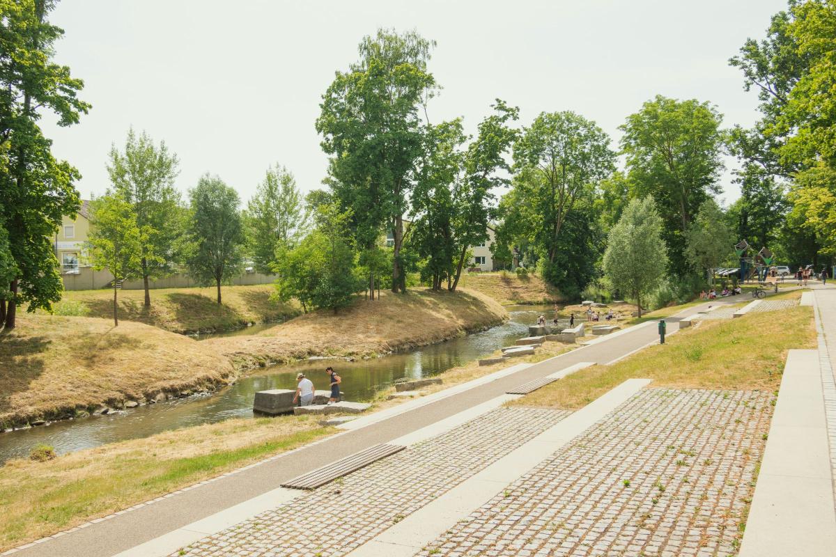 Die Glonnterassen in Allershausen.