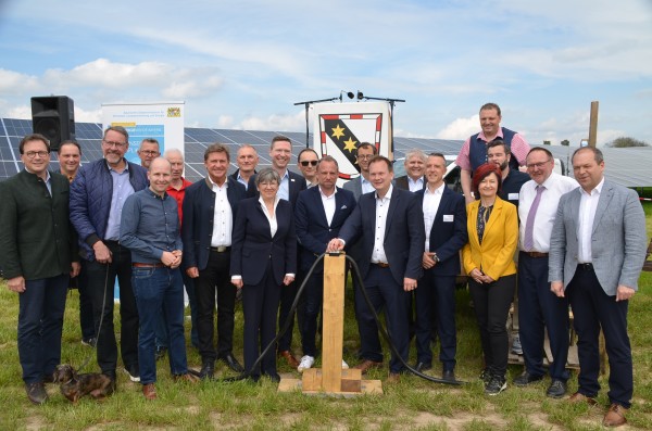 Einweihungsfeier des Solarparks in Speichersdorf