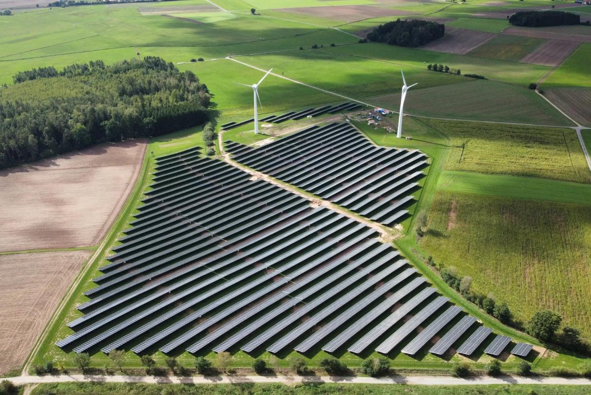 Anlagenteil Wirbenz des Bürgersolarparks in Speichersdorf