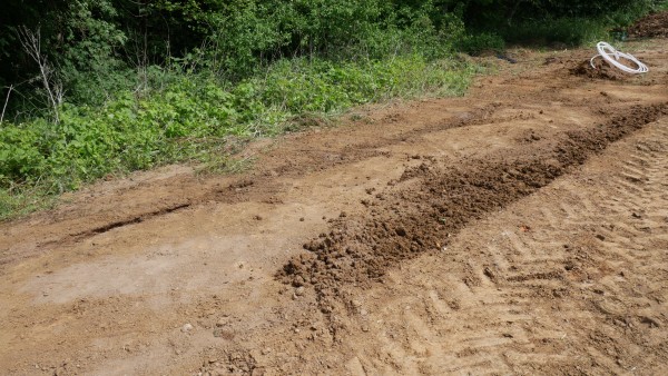 Fläche nach dem Einbau