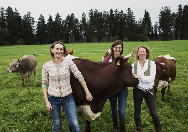 Das Team der Öko-Modellregion: Beate Reisacher, Sarah Diem und Cornelia Bögel